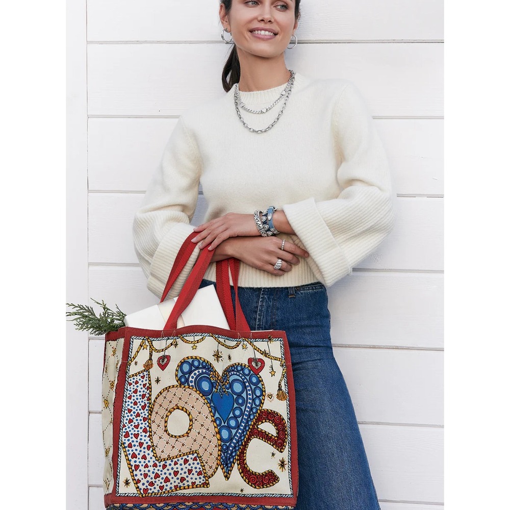 BRIGHTON Celebrate Holiday Tote New With Tags Retails for $150 - Picture 16 of 16